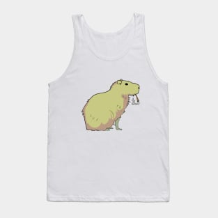 Capybara Smoking Tank Top